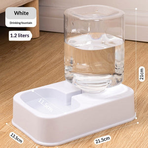 Revolutionize Your Pet's Feeding Routine with the Automatic Dual Pet Food and Water Bowl Set