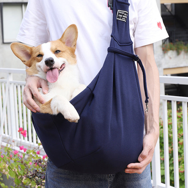 Discover the Comfortable Single Shoulder Pet Travel Carrier Bag!